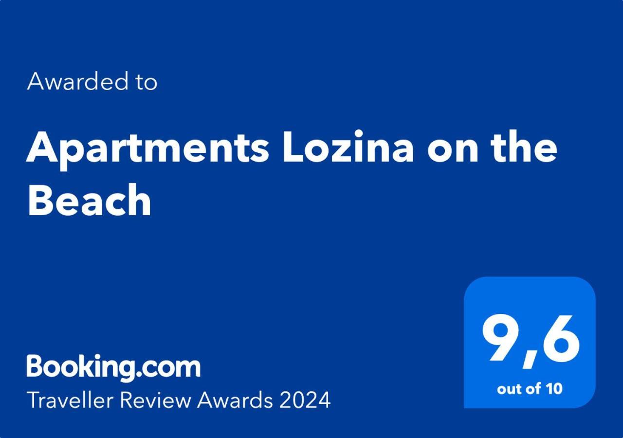 Apartments Lozina On The Beach Оміш Екстер'єр фото